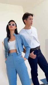 ผ้ายีนส์ไดมอนด์ Jeans Diamond ทอลายเพชร ได้ลุคคูลไปอีกแบบ เนื้อไม่ยืด อยู่ทรง ขนาด 1 หลา พร้อมส่ง