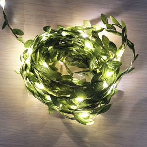 Đèn LED Lá Nhỏ Dây Đồng Đèn Dây Trang Trí Ngoài Trời Giáng Sinh Nhà Cửa Vườn Năm Mới Đám Cưới Đèn Đường Đèn Dây Trang Trí