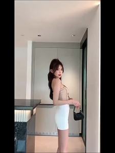 Quần Short Tập Yoga Cạp Cao Thể Thao Màu Đen Cho Nữ Hot Girl Mùa Hè Mặc Ngoài Tôn Dáng Gầy Ôm Sát Ôm Mông a Quần Nóng Chữ Kaki