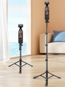 DJI Pocket 3 Handheld Selfie Stick Tripod Stand Aluminum Alloy Lightweight Stable for Mobile Phone Camera Photography Live Broadcast