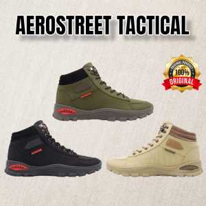Sepatu Aerostreet Outdoor Tactical Original 39-44 // Krem // Hitam // Army // Sepatu Outdoor Murah Bagus