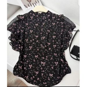 NUMEN BUTTON | French Style Floral Loose Summer New Shirt