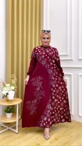 Ariefa Batik - Gamis Terbaru twill rayon premium pekalongan gamis batik cap super