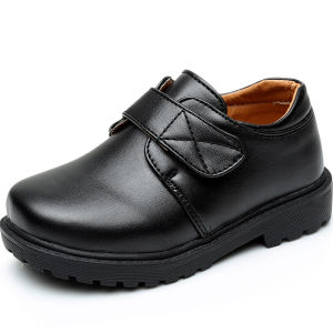 YUAAE New Boys Leather Shoes British Style School Performance Kids Wedding Party Shoes Casual Children  Shoes