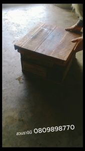 กล่องเลี้ยงผึ้งโพรง ทำจากไม้แดง+ไม้ยาง+ เข้าไม้แบบบังใบ แสงไม่เข้า ขนาดมาตรฐานจากมืออาชีพ