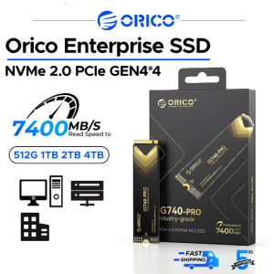 ORICO Gen4X4 NVMe2.0องค์กรเกรดพรีเมี่ยม SSD 7450 MB/S การ์ดความจำ512GB/1TB/2 Tb/ 4TB ความจุทนทาน3D NAND Flash