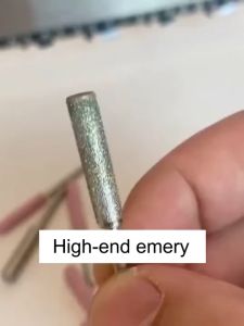10PCS 4.8mm Diamond Chainsaw Sharpener Burr grinding stone file Chain Saw Drill Bits for Dremel Echo Poulan Gasoline/Electric Chain Saw
