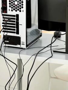 【Am888】เทปตีนตุ๊กแก คละสี สำหรับรัดสายต่างๆ จัดเก็บให้เป็นระเบียบ พร้อมส่ง