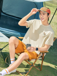 Erke | Summer Antimicrobial Sports Leisure Half-sleeve T-shirt