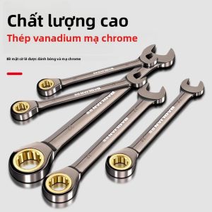Cờ Lê Đa Năng Torx Có Thể Điều Chỉnh 8-22mm Cờ Lê Ratchet Dùng Cho Xe Đạp Xe Máy Sửa Chữa Ô Tô Thép Crom-Vanadi Dụng Cụ Cơ Khí