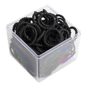 Baby Hair Ties No Damage Bun Rings Girls Knots Small Pigtails Elastic Bands Childrens Hair Accessories round Shape Fabric Material