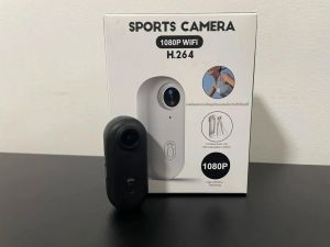 กล้องติดตัวขนาดเล็ก 1080P FHB ระดับพรีเมียม พกพาสะดวก กล้องแอคชั่นแบบสวมใส่ ขนาดเท่าหัวแม่มือ กันน้ำ บันทึกภาพได้