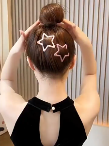 Jepit Rambut Tiptop Glossy Klip Jepit Wanita Bentuk Bintang Star Aksesoris Fashion HS JPT56