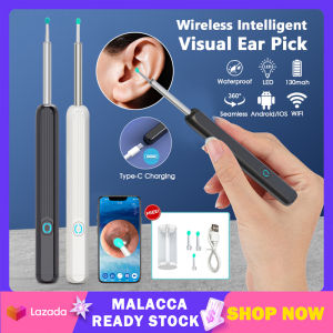 Wireless Visual Earpick WiFi HD Mini Earwax Endoscope Spoon LED Flashlight Visual Ear Picker Children Adult Safe Earwax Remover Tools