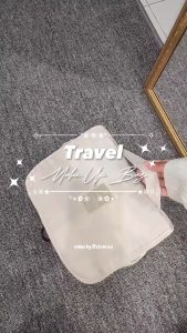 Tas Kosmetik Perjalanan Wanita: Tas Penyimpanan Portabel Tahan Air Berkapasitas Besar Pouch Makeup