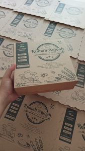 Kotak Nasi R10k Sablon Custom Free Desain - Kotak Nasi Catering Custom Sablon