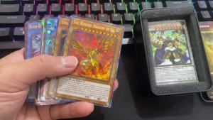72PCS Yugioh Cards with Tin Box Yu Gi Oh Card Holographic English Version Golden Letter Duel Links Game Card Blue Eyes Exodia