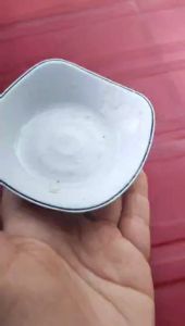 Combo 10 chén chấm nhỏ hình vuông có viền xinh sắn 3 kích thước