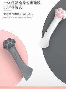 Pet Cat Canned Spoon Cats Paw Tin Opener Spoon Wet Food Paw Spoon Stirring Shovel Can Openers Cute Cat Supplies