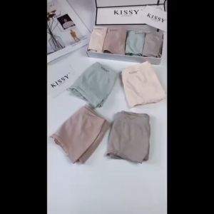 Kissy无痕内裤量子芯片暖抗菌高弹舒适透气女士三角裤 ladies antibacterial panties