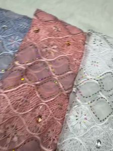 5 Yards African Guipure Cord Lace Fabric 2026 High Quality Nigerian Water Soluble Lace Fabric For Women Wedding Party Dresses