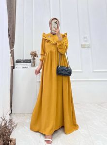 O Sheera Dress Gamis Busui Gamis Crincel Airflow