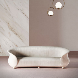 FRP Special-Shaped Sofa Internet Celebrity Designer Stylish Creative Arc L-Shaped Sofa S-Shaped Lobby Reception Art Sofa