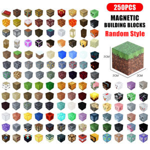 Magnetic Building Blocks Toys Build Mine Magnet World Set for Boy Girl DIY STEM Montessori Sensory Cubes Toddlers Education Gift