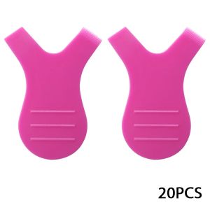 20/50pcs Y Shap Silicone Eyelash Brush Clean Comb Tidy Up For Woman Grafting Lash Extention Lifting Makeup Tool Wholesaler
