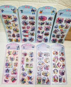 Sanrio 3D Shake Water Sticker Kulomi Melody Cute Girl Three-dimensional Crystal Sticker Ledger