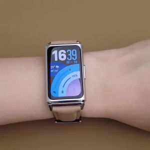 mijobs | Watchband For Huawei Band 11 Pro Strap For Huawei Smart Band 11 Pro Genuine Leather Wristband For Huawei Band 11 Pro Bracelet
