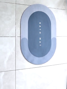 Diatom Mud Mat Shower Room Mat Absorbent Quick Dry KitchenBathroom Mat Anti Slip