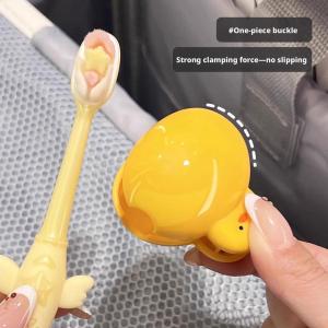 Adorable Animal-Themed Toothbrush Head CoverPortable Brush Protect Toothbrush Dust Cap Cover for Travel & Bathroom Organization