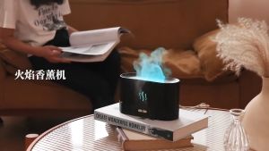 Flame HumidifierAroma DiffuserAir HumidifierFlame Aromatherapy Essential Oil DiffuserUltrasonic Cold Mist AtomizerEssential