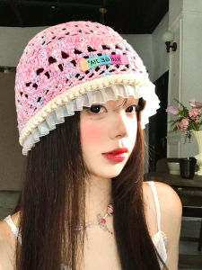 BAOYINFEI | Handwoven Lace Edge Face Slimming Summer Hat