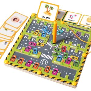 Magnetic Letter Maze Toy Wooden Jigsaw Puzzle Toy Travel Toy Exercise For Fine Motor Skills Childrens Learning Toy