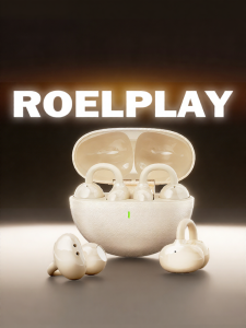 ROEL-PLAY | Bluetooth Air Conduction Ear Hook Headphones Long Battery Noise Cancellation