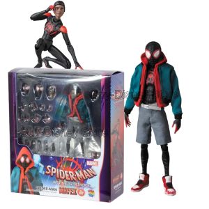 Ko Mafex 107 Người Nhện Mô Hình Nhân Vật Hoạt Hình Tỷ Lệ 1/12 Miles Morales Into The Spider-Verse Tượng Mô Hình Búp Bê Dành Cho Trẻ Em