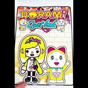 Búp bê giấy thủ công Toca Boca & Doraemon đồ chơi sáng tạo phát triển trí tuệ cho bé gái.
