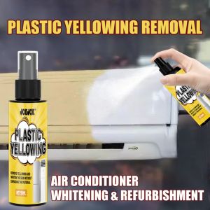 Plastic Yellowing Remover SprayEffective for Air Conditioning PanelsFridges&StovesDurable Plastic BottleCar Interior Cleaner