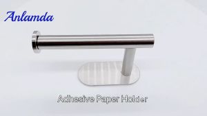 TMS Gantungan Tempat Tisu Gulung Toilet WC Tempel Dinding Paper Holder Stainless Steel Tisu Toilet