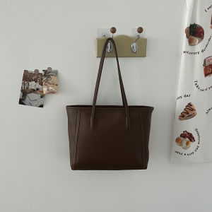 Large Capacity Underarm Shoulder Bag for Women Summer Trendy 2024 New Style Casual Class Tote Bag Soft PU Leather Zipper Closure