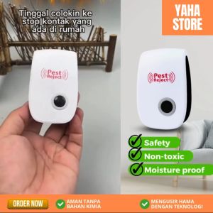 Pest Reject Ultrasonic: Alat Pembasmi Nyamuk, Tikus & Serangga Lainnya Tidak Berbau - Yaha Store