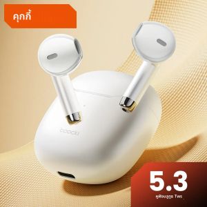 Toocki หูฟังบลูทูธไร้สาย หูฟังบลูทูธ5.3 TWS IPX4กันน้ำหูฟังขนาดเล็กสำหรับ Xiaomi Huawei redmi ทุกโทรศัพท์