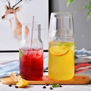Japanese Style Large Capacity Glass Kettle Set With Water Cup 550ml/400ml