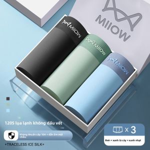 MiiOW | Quần lót boxer nam – ice silk thoáng khí không viền kháng khuẩn