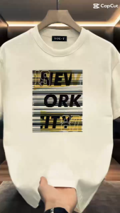 LC.TRADING เสื้อยืดพิมพ์ลายเเฟชั่นสุดเท่ แขนสั้น คอกลม ผ้านุ่มสวมใส่สบาย ส่งไว สินค้าพร้อมส่ง B0012