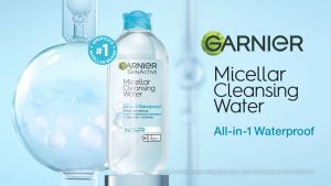 Garnier Micellar Cleansing Water Blue Makeup Remover  (For Oily Acne Prone Skin type) 125ml