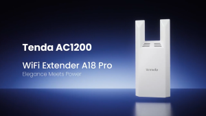 Tenda Official Store | A18 Pro | AC1200 | Gigabit Dual Band | Wifi Range Extender | Wifi Repeater