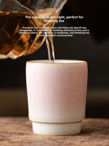JISU | Subtle Color Change Purple Straight Cylinder Ceramic Cup
